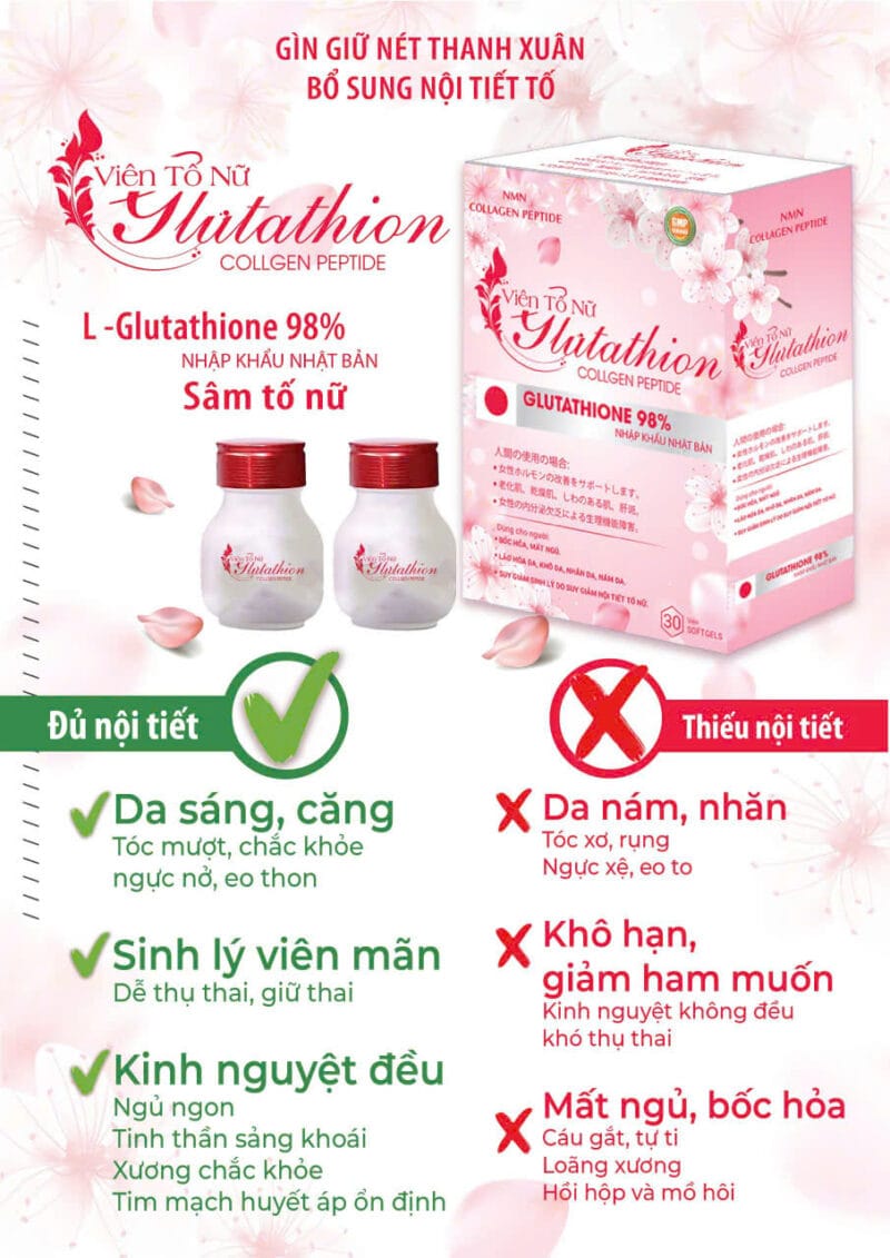 Viên tố nữ Glutathione