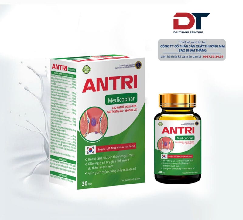 Hỗ trợ tim mạch Antri Medicophar