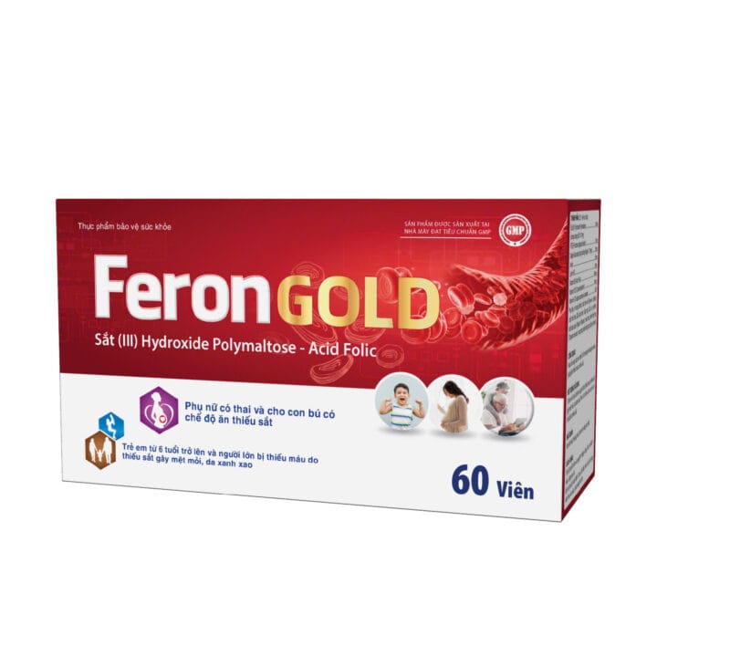 Bổ sung sắt Feron Gold 60 viên