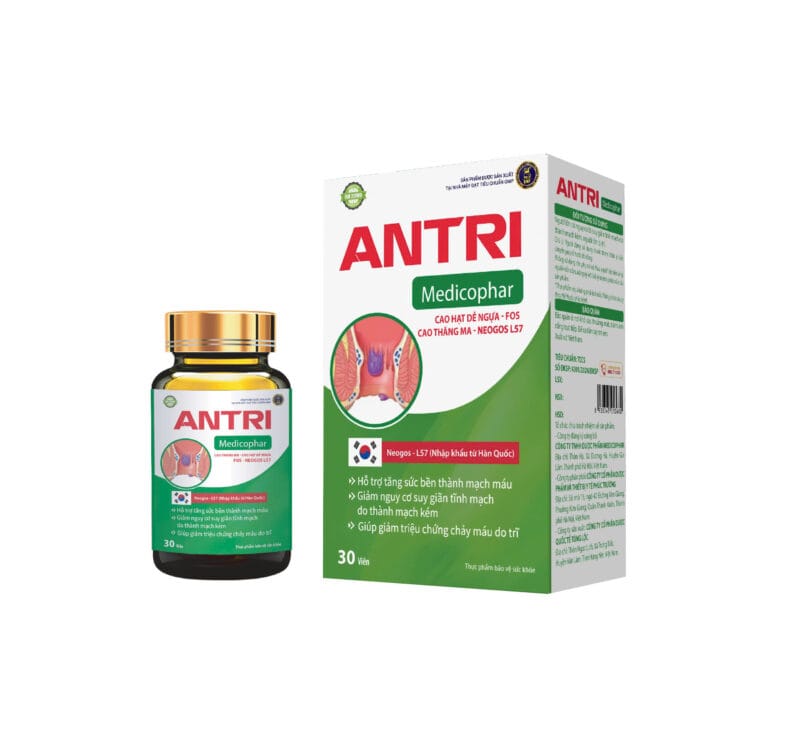 Hỗ trợ tim mạch Antri Medicophar