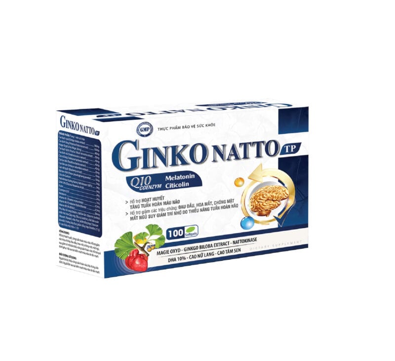 Bổ Não Ginko Natto Q10 Coenzym xanh