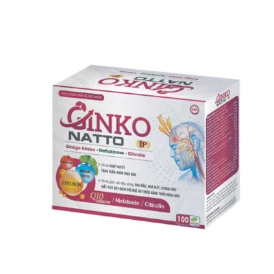 Bổ não Ginko Natto Q10 Coenzym hồng