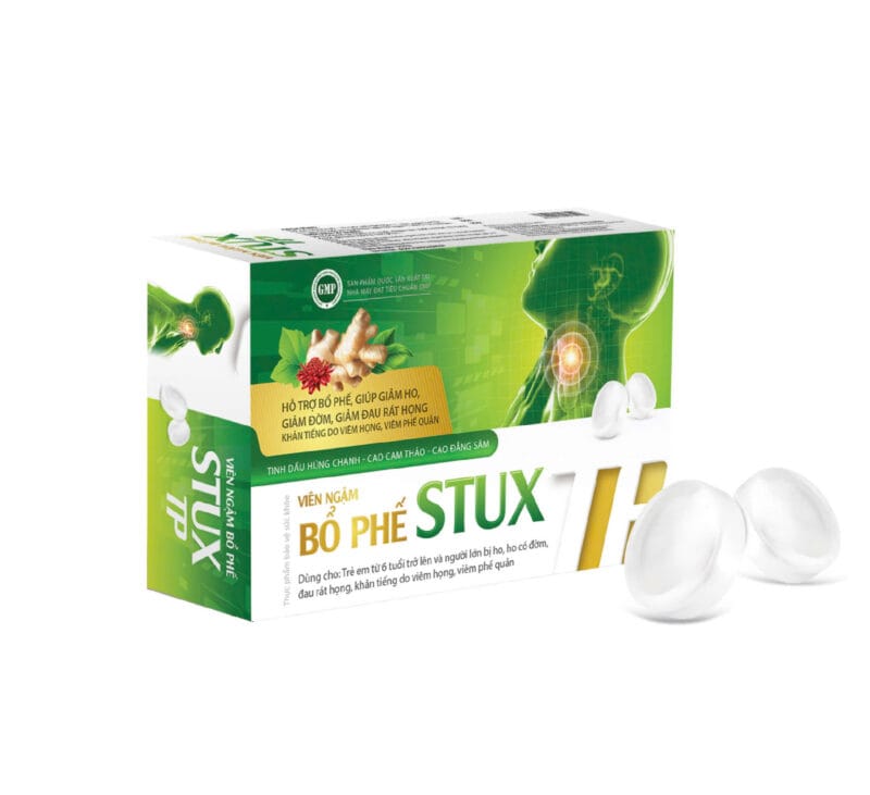 Viên ngậm bổ phế Stux